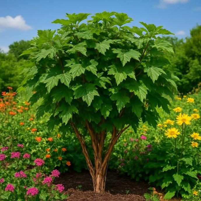 Ninebark (Physocarpus opulifolius) diagnostic reference photograph